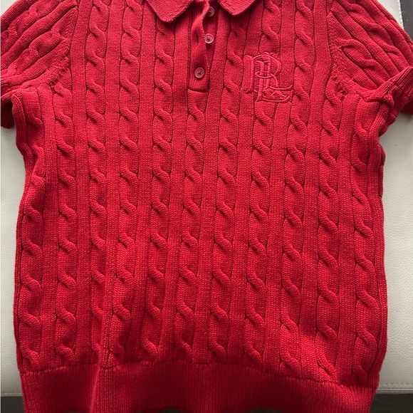 SOLD!! ❤️❤️
Lauren Ralph Lauren short sleeve cable sweater - Picture 4 of 6